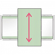 Satinsheet 2D Treklaken