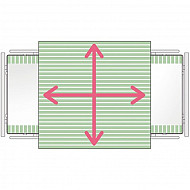 Satinsheet 4D Midi Treklaken