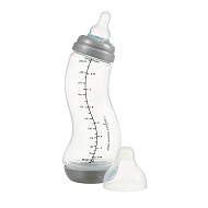 1-2-3 Doseer S-Fles grijs 250ml
