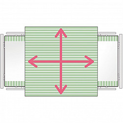 Satinsheet 4D Midi Treklaken