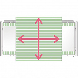 Satinsheet 4D Midi Treklaken