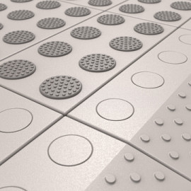 Anti-slip doppen set voor de modulaire drempelhulp