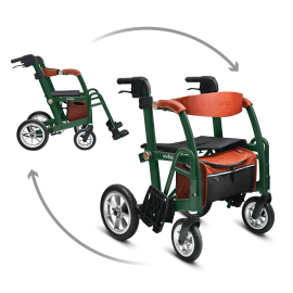 Rolstoel - Rollator 2 in 1