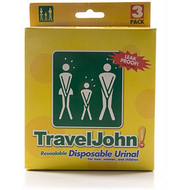 Wegwerp Urinaal Travel John