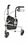 Alluminium 3-wiel rollator Blauw