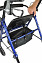 Rollator lichtgewicht blauw