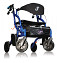 Rollator en Transportrolstoel in één 