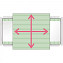 Satinsheet 4D Midi Treklaken